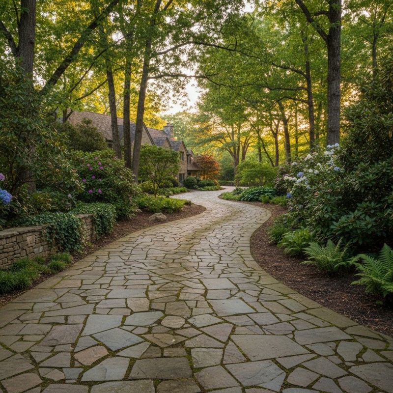 Flagstone Pathway Installation detail